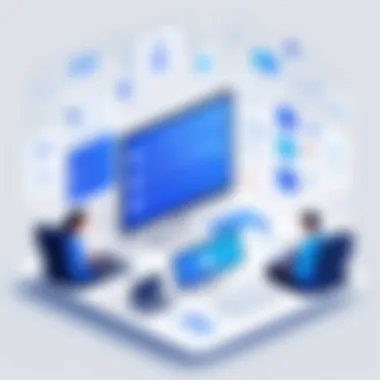 Enhancing Communication in HR with Jira Illustration depicting communication channels in HR