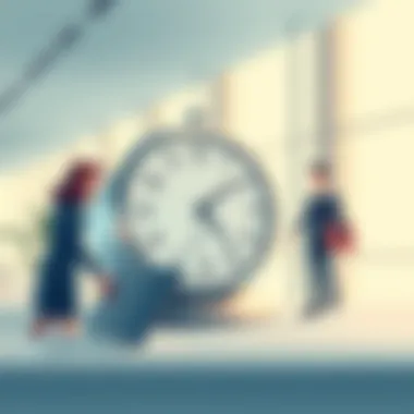 Visual representation of time tracking in a legal environment