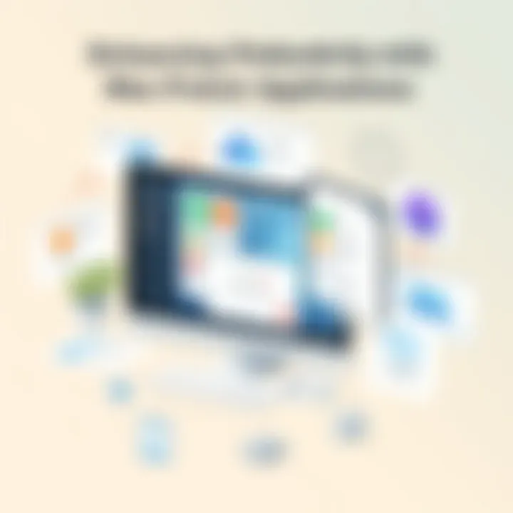 Enhancing Productivity with Mac Document Applications Visual representation of productivity enhancements through Mac document apps