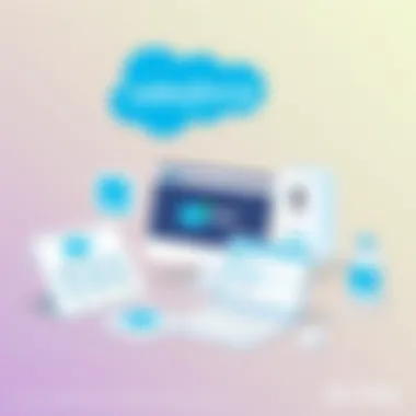 Salesforce Products Designed for Nonprofit Needs Illustration of Salesforce products tailored for nonprofits