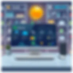 Innovative software interface showcasing Mercury's features