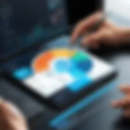Visual representation of customer engagement metrics