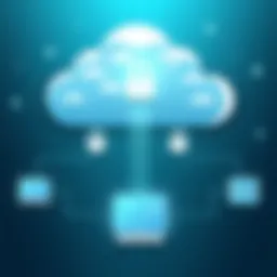 Cloud infrastructure representation with secure data flow