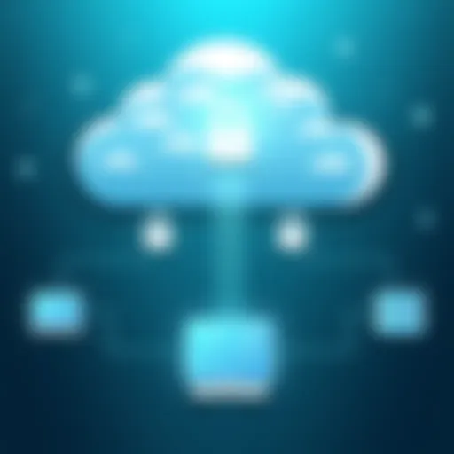 Cloud infrastructure representation with secure data flow