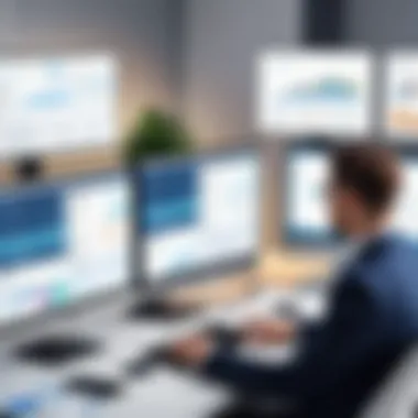 Analyzing Tax Filing Software Options Business professionals analyzing tax filing software options