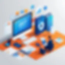 Business concept illustrating debt recovery strategies