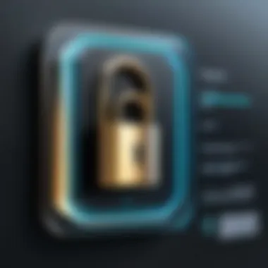Security Aspects of Electronic Signatures A digital lock symbolizing security in electronic signatures