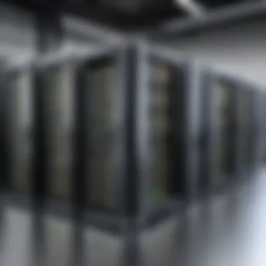 On-Premises Server Setup An illustration of an on-premises server setup for project management software.