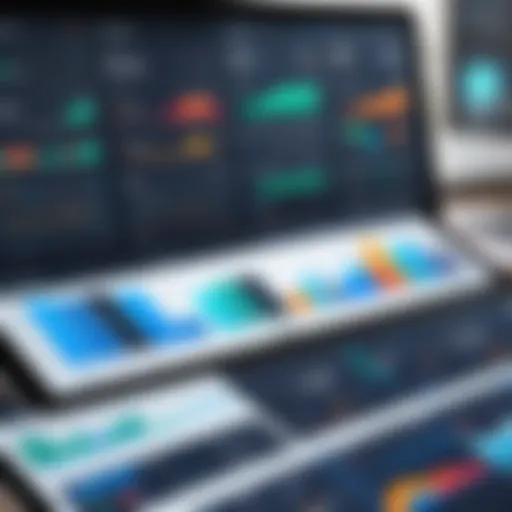 Dynamic dashboard showcasing real estate metrics