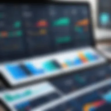 Real Estate Performance Metrics Dashboard Dynamic dashboard showcasing real estate metrics