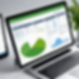 Detailed overview of QuickBooks billing software interface