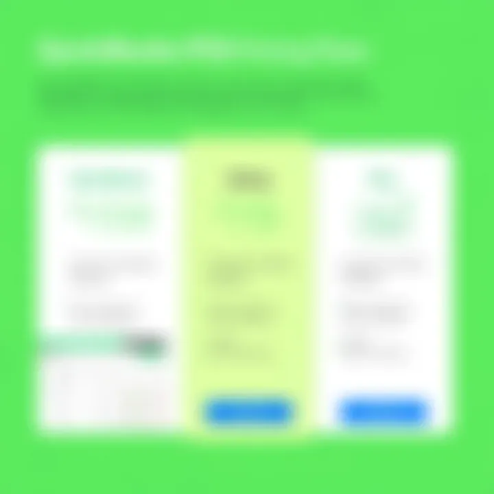 Overview of QuickBooks POS Pricing Plans Visual representation of QuickBooks POS pricing plans