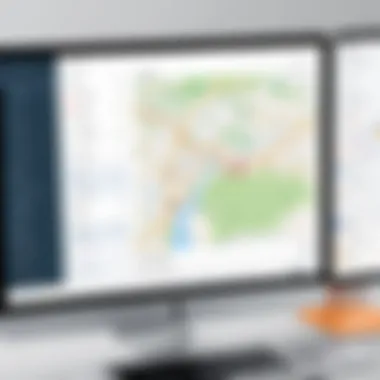 Features of Route Planning Software A dashboard showcasing features of route planning software