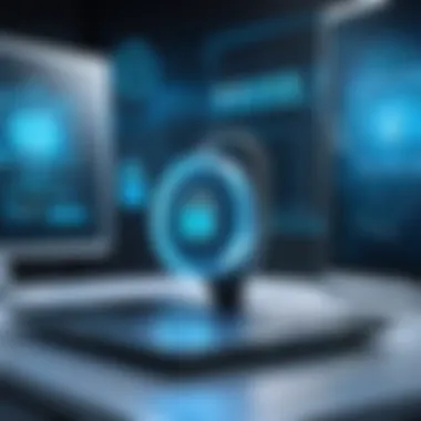 Data Security in SaaS EHR Systems Conceptual image depicting data security in SaaS EHR systems