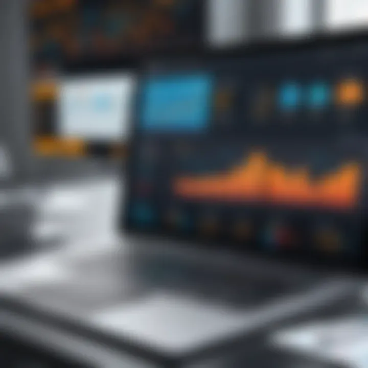 A dashboard displaying analytics and performance metrics for appointment settings.