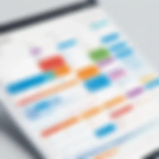 A digital calendar interface showcasing multiple appointment slots.