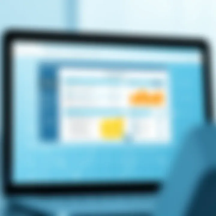 Screenshot of fax server software interface