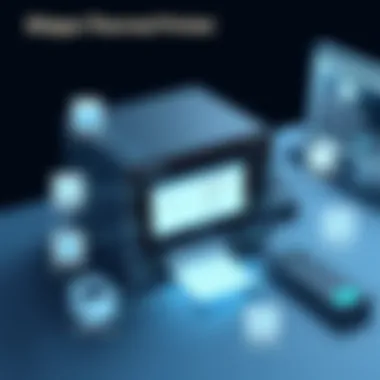 Shippo thermal printer showcasing advanced features