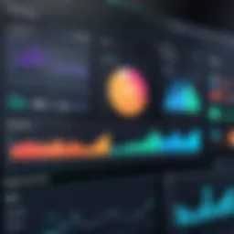Visual representation of financial software dashboard