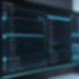 Overview of surgical scheduling software interface