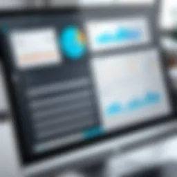 A sleek dashboard showcasing talent agency software features