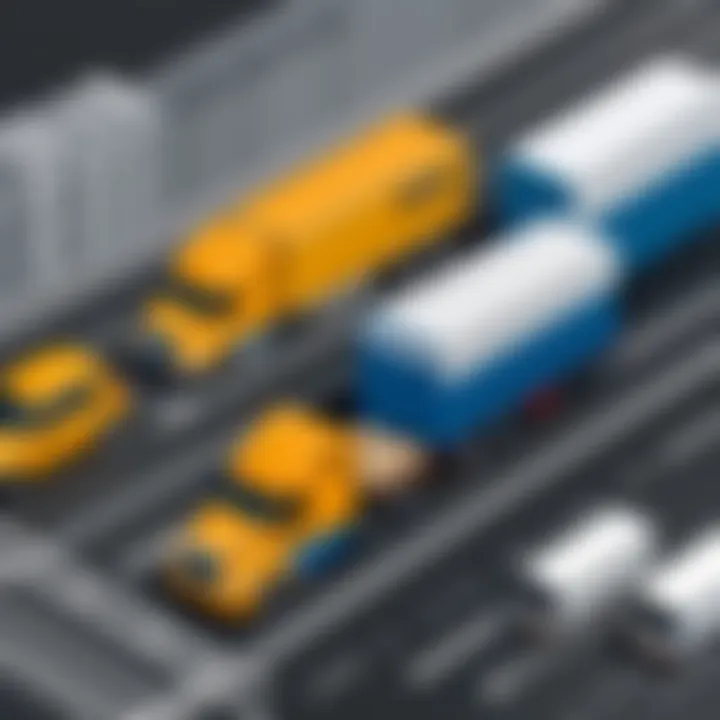 An infographic depicting the benefits of digital freight platforms.