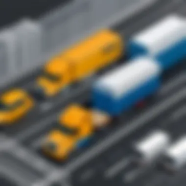 The Advantages of Embracing Digital Freight Solutions An infographic depicting the benefits of digital freight platforms.