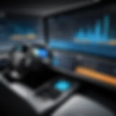 Revolutionizing Freight with Data Insights A digital dashboard showcasing freight analytics and data insights.