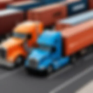 Empowering Freight Brokers with Mobile Technology A freight broker using a mobile application to manage shipments.