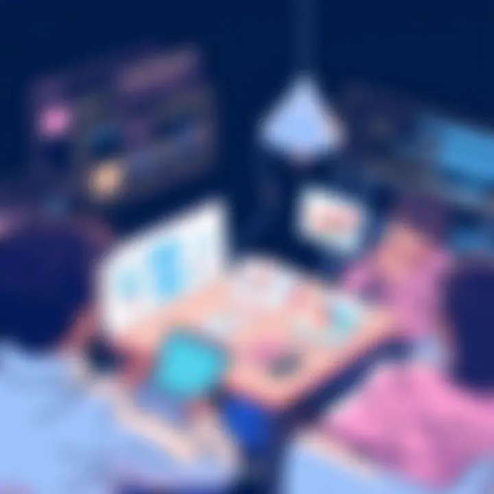 Strategic planning session using Asana for goal alignment