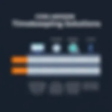 A comparison chart of card clock-in systems against other timekeeping solutions