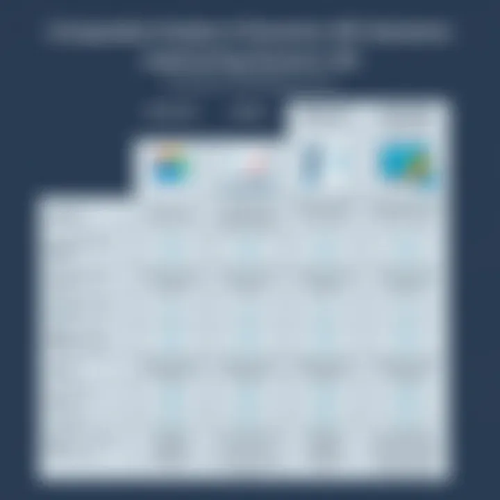 Table comparing Dynamics 365 with alternative solutions
