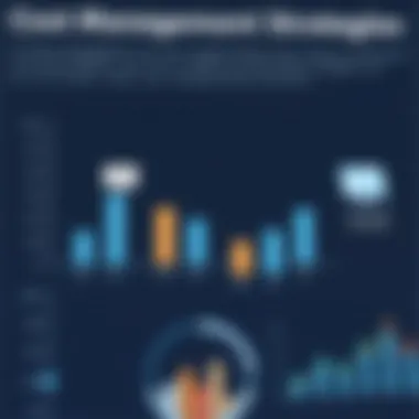 Chart showing cost management strategies for machine learning projects