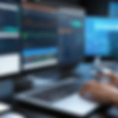 Dispatch Software Interface Overview Visual representation of dispatch software interface