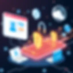 Visual representation of eKYC technology integration