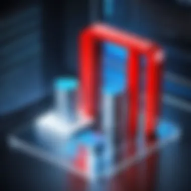 Applications of Oracle Database in Business Illustration showcasing Oracle Database applications in business