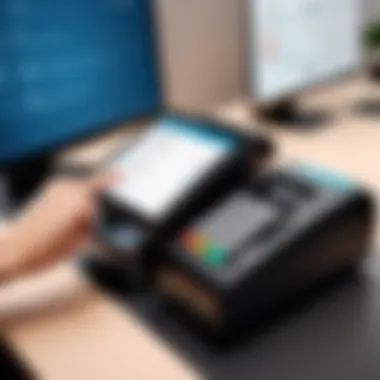 Enhancing Customer Interaction with POS Solutions An interactive customer experience at a service counter