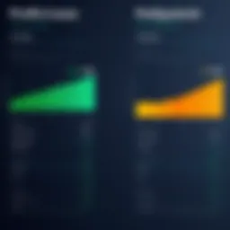 Visual representation of Profit and Loss Comparison