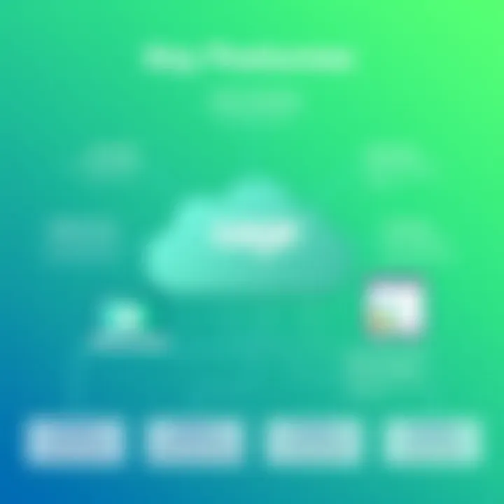 Key Features of Sage Business Cloud X3 Infographic highlighting the key features of Sage Business Cloud X3