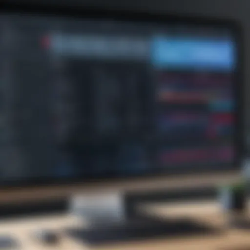 Visual representation of tradesman estimating software interface showcasing features