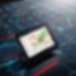 Verizon Wireless fleet tracking dashboard showcasing real-time location data.