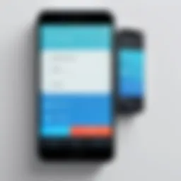 A sleek interface of a virtual interview app showcasing various features.