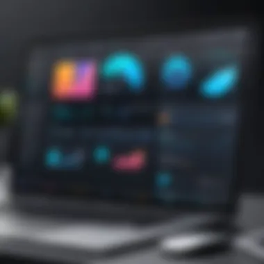 User-Friendly Dashboard for Mac Website Builders A visually appealing dashboard of a Mac-compatible website builder showcasing design tools