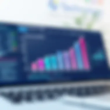 Graph showing improvement in website performance metrics