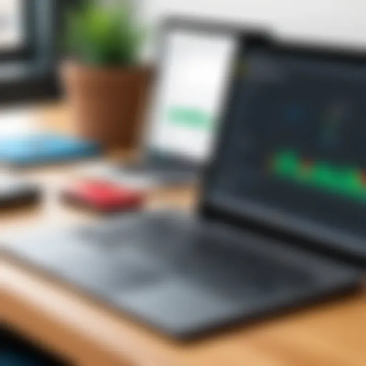 User Interface Screenshots for Zoho and QuickBooks